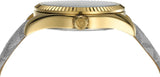 Buy Shop Michael Kors Lexington Analog Silver Dial White Leather Strap Watch For Women - MK4746 USA Online