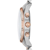 Buy Shop Michael Kors Lexington Blue Dial Two Tone Steel Strap Watch for Men - MK8412 USA Online