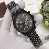 Buy Shop Michael Kors Lexington Chronograph Black Dial Black Steel Strap Watch for Men - MK8320 USA Online