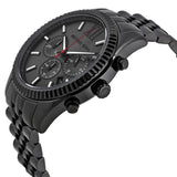 Buy Shop Michael Kors Lexington Chronograph Black Dial Black Steel Strap Watch for Men - MK8320 USA Online
