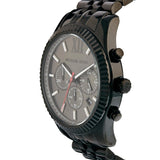 Buy Shop Michael Kors Lexington Chronograph Black Dial Black Steel Strap Watch for Men - MK8320 USA Online