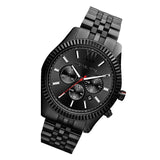 Buy Shop Michael Kors Lexington Chronograph Black Dial Black Steel Strap Watch for Men - MK8320 USA Online