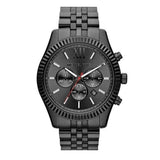 Buy Shop Michael Kors Lexington Chronograph Black Dial Black Steel Strap Watch for Men - MK8320 USA Online