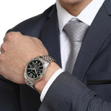 Buy Shop Michael Kors Lexington Chronograph Black Dial Black Steel Strap Watch For Men - MK8602 USA Online