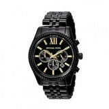 Buy Shop Michael Kors Lexington Chronograph Black Dial Black Steel Strap Watch for Men - MK8603 USA Online