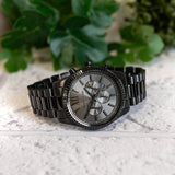 Buy Shop Michael Kors Lexington Chronograph Black Dial Black Steel Strap Watch for Men - MK9154 USA Online