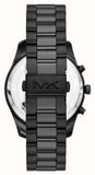 Buy Shop Michael Kors Lexington Chronograph Black Dial Black Steel Strap Watch for Men - MK9154 USA Online