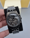 Buy Shop Michael Kors Lexington Chronograph Black Dial Black Steel Strap Watch For Women - MK5709 USA Online