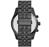 Buy Shop Michael Kors Lexington Chronograph Black Dial Black Steel Strap Watch For Women - MK5709 USA Online