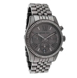 Buy Shop Michael Kors Lexington Chronograph Black Dial Black Steel Strap Watch For Women - MK5709 USA Online