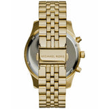 Buy Shop Michael Kors Lexington Chronograph Black Dial Gold Steel Strap Watch for Men - MK8286 USA Online