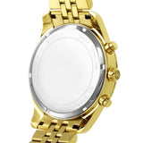 Buy Shop Michael Kors Lexington Chronograph Black Dial Gold Steel Strap Watch for Men - MK8286 USA Online