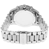 Buy Shop Michael Kors Lexington Chronograph Black Dial Silver Steel Strap Watch For Women - MK7277 USA Online