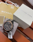 Buy Shop Michael Kors Lexington Chronograph Black Dial Two Tone Steel Strap Watch for Men - MK8561 USA Online