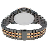 Buy Shop Michael Kors Lexington Chronograph Black Dial Two Tone Steel Strap Watch for Men - MK8561 USA Online