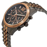 Buy Shop Michael Kors Lexington Chronograph Black Dial Two Tone Steel Strap Watch for Men - MK8561 USA Online