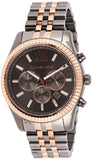 Buy Shop Michael Kors Lexington Chronograph Black Dial Two Tone Steel Strap Watch for Men - MK8561 USA Online