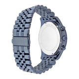 Buy Shop Michael Kors Lexington Chronograph Blue Dial Blue Steel Strap Watch for Men - MK8480 USA Online