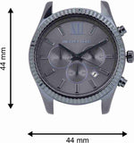 Buy Shop Michael Kors Lexington Chronograph Blue Dial Blue Steel Strap Watch for Men - MK8480 USA Online
