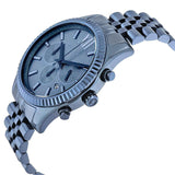 Buy Shop Michael Kors Lexington Chronograph Blue Dial Blue Steel Strap Watch for Men - MK8480 USA Online