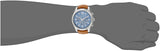 Buy Shop Michael Kors Lexington Chronograph Blue Dial Brown Leather Strap Watch For Men - MK8537 USA Online