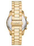 Buy Shop Michael Kors Lexington Chronograph Blue Dial Gold Steel Strap Watch for Men - MK9153 USA Online