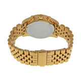 Buy Shop Michael Kors Lexington Chronograph Blue Dial Gold Steel Strap Watch For Women - MK6206 USA Online