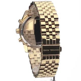Buy Shop Michael Kors Lexington Chronograph Blue Dial Gold Steel Strap Watch For Women - MK6206 USA Online