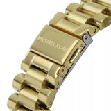 Buy Shop Michael Kors Lexington Chronograph Blue Dial Gold Steel Strap Watch For Women - MK7216 USA Online