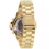 Buy Shop Michael Kors Lexington Chronograph Blue Dial Gold Steel Strap Watch For Women - MK7216 USA Online