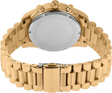Buy Shop Michael Kors Lexington Chronograph Blue Dial Gold Steel Strap Watch For Women - MK7216 USA Online