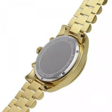 Buy Shop Michael Kors Lexington Chronograph Blue Dial Gold Steel Strap Watch For Women - MK7216 USA Online