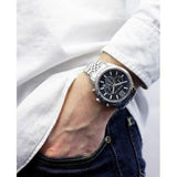 Buy Shop Michael Kors Lexington Chronograph Blue Dial Silver Steel Strap Watch for Men - MK8280 USA Online