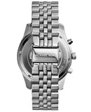 Buy Shop Michael Kors Lexington Chronograph Blue Dial Silver Steel Strap Watch for Men - MK8280 USA Online