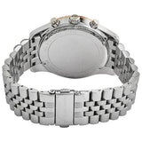 Buy Shop Michael Kors Lexington Chronograph Blue Dial Silver Steel Strap Watch For Men - MK8689 USA Online