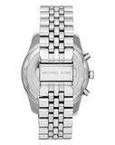 Buy Shop Michael Kors Lexington Chronograph Blue Dial Silver Steel Strap Watch For Men - MK8689 USA Online