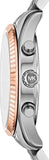 Buy Shop Michael Kors Lexington Chronograph Blue Dial Silver Steel Strap Watch For Men - MK8689 USA Online