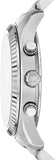 Buy Shop Michael Kors Lexington Chronograph Blue Dial Silver Steel Strap Watch for Men - MK9165 USA Online