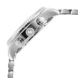 Buy Shop Michael Kors Lexington Chronograph Blue Dial Silver Steel Strap Watch For Women - MK7215 USA Online