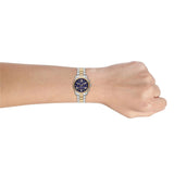 Buy Shop Michael Kors Lexington Chronograph Blue Dial Two Tone Steel Strap Watch For Women - MK7218 USA Online