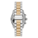 Buy Shop Michael Kors Lexington Chronograph Blue Dial Two Tone Steel Strap Watch For Women - MK7218 USA Online
