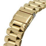 Buy Shop Michael Kors Lexington Chronograph Brown Dial Gold Steel Strap Watch For Women - MK7276 USA Online