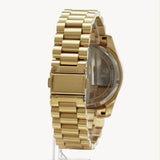 Buy Shop Michael Kors Lexington Chronograph Brown Dial Gold Steel Strap Watch For Women - MK7276 USA Online