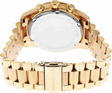 Buy Shop Michael Kors Lexington Chronograph Brown Dial Gold Steel Strap Watch For Women - MK7276 USA Online