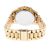 Buy Shop Michael Kors Lexington Chronograph Brown Dial Gold Steel Strap Watch For Women - MK7276 USA Online