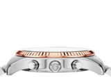 Buy Shop Michael Kors Lexington Chronograph Brown Dial Silver Steel Strap Watch For Men - MK8732 USA Online