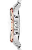 Buy Shop Michael Kors Lexington Chronograph Brown Dial Silver Steel Strap Watch For Men - MK8732 USA Online