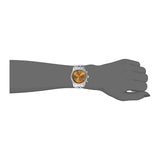 Buy Shop Michael Kors Lexington Chronograph Brown Dial Silver Steel Strap Watch For Women - MK6221 USA Online
