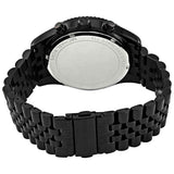 Buy Shop Michael Kors Lexington Chronograph Crystals Silver Dial Black Steel Strap Watch for Men - MK8605 USA Online
