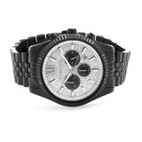 Buy Shop Michael Kors Lexington Chronograph Crystals Silver Dial Black Steel Strap Watch for Men - MK8605 USA Online